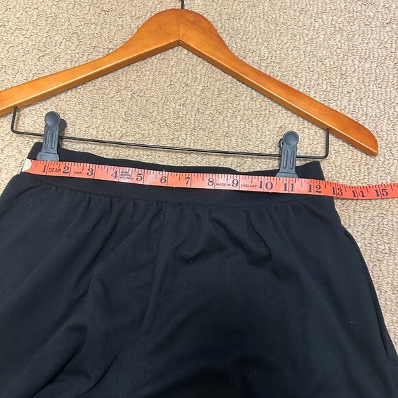 Uniqlo Elastic Waist Wide Leg Pleated Pants Black - Picture 5 of 6